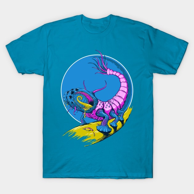 Shrimp Lizard T-Shirt by JORDYGRAPH